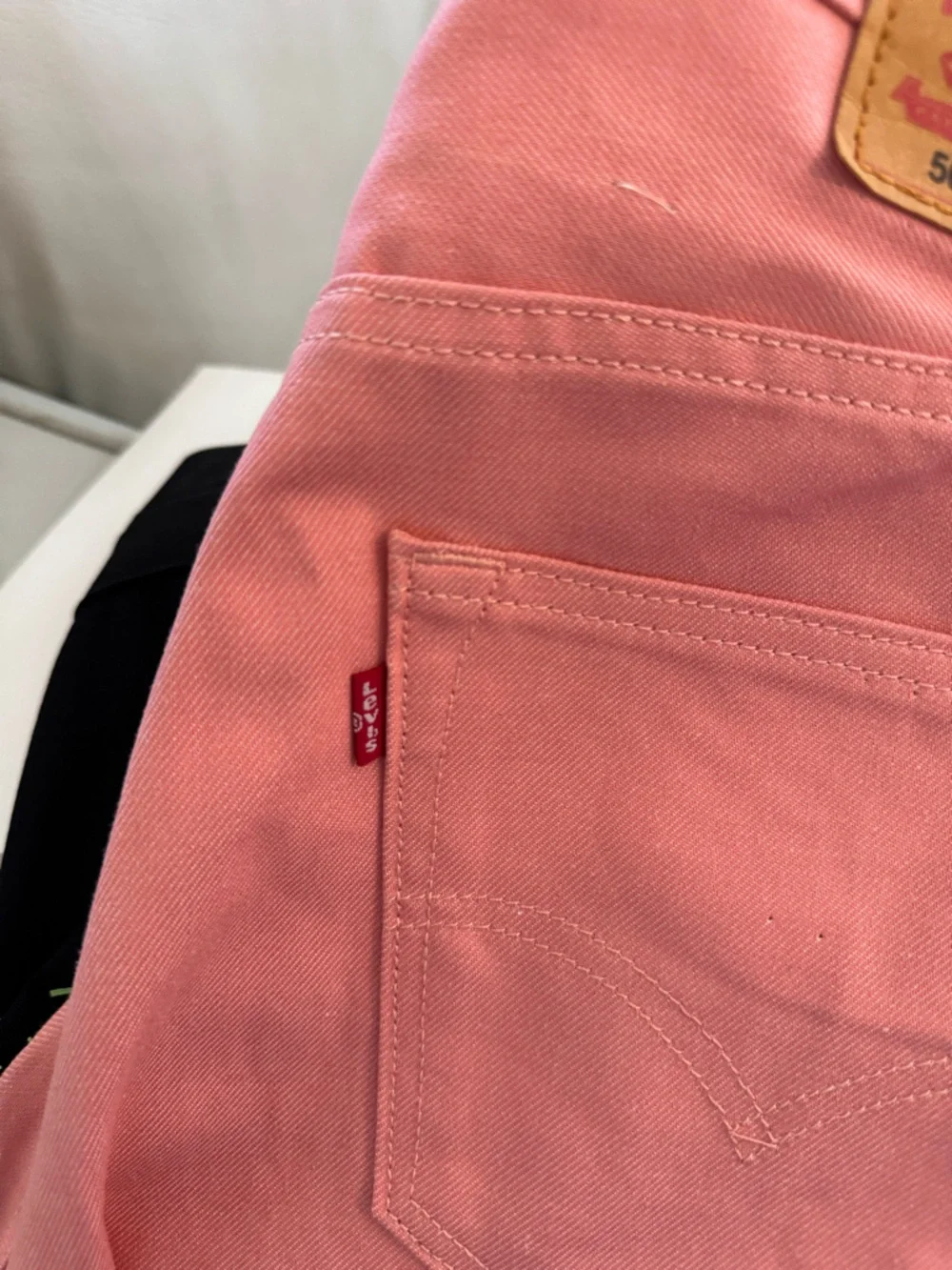 Levi's 501 original fit jeans Coral Pink Color Button Fly 34x30
